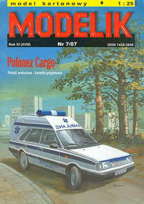 [Modelik 2007-07] Polonez Cargo Ambulans