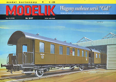 [Modelik 2007-08] Wagony osobowe serii Cid