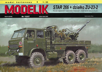 [Modelik 2007-15] Star 266 + ZU-23-2