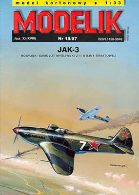 [Modelik 2007-18] Jak-3