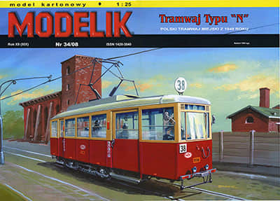 [Modelik 2008-34] Tramwaj typu N