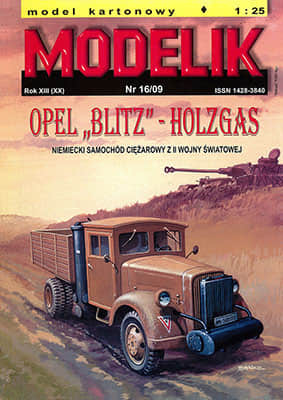 [Modelik 2009-16] Opel Blitz Holzgas