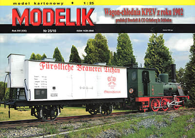 [Modelik 2010-25] Wagon-chlodnia KPEV z roku 1902