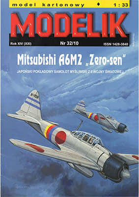 [Modelik 2010-32] Mitsubishi A6M2 Zero-sen