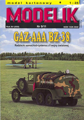 [Modelik 2011-09] Gaz-AAA BZ-38