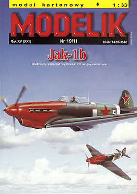 [Modelik 2011-19] Jak-1B