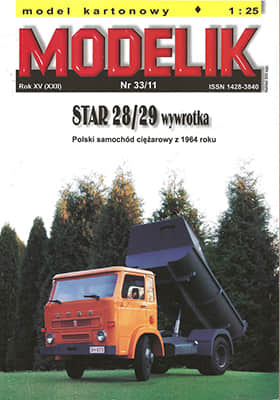 [Modelik 2011-33] STAR 28/29 wywrotka