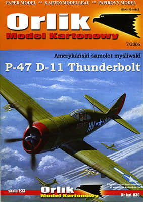 [Orlik 030] P-47 D-11 Thunderbolt