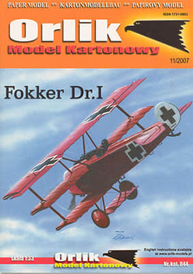 [Orlik 044] Fokker Dr.I
