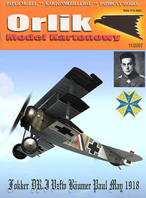 [Orlik 044] Fokker Dr.I重涂版