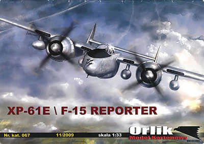 [Orlik 067] XP-61E F-15 Reporter A4版
