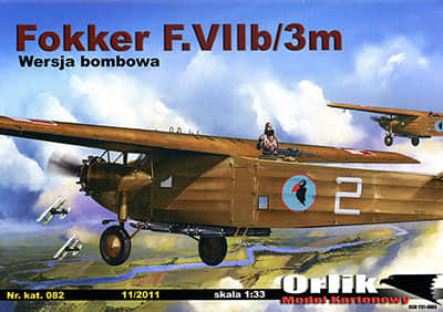 [Orlik 082] Fokker F.VIIb/3m