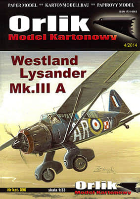 [Orlik 096] Westland Lysander Mk.III A
