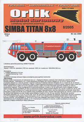 [Orlik A004] Simba Titan 8×8