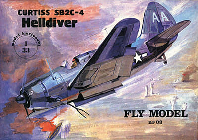 [Fly Model 003] Curtiss SB2C-4 Helldiver A4版