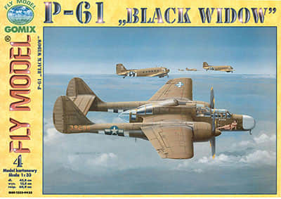 [Fly Model 004] P-61 Black Widow A4版