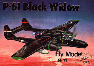 [Fly Model 013] P-61 Black Widow重涂版
