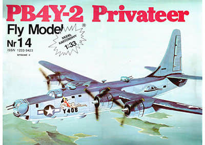 [Fly Model 014] PB4Y-2 Privateer A4版
