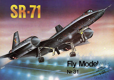 [Fly Model 031] SR-71 Black bird