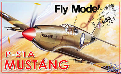 [Fly Model 035] P-51A Mustang A4重绘版