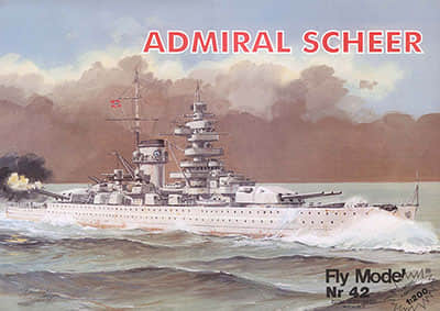 [Fly Model 042] Admiral Scheer & U-25