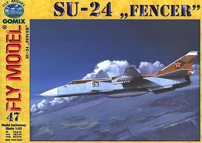 [Fly Model 047] Su-24 Fencer A4重涂版