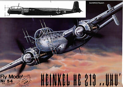 [Fly Model 054] He-219 A4重涂版