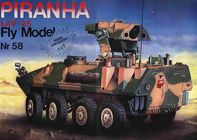 [Fly Model 058] LAV-25 Piranha A4版