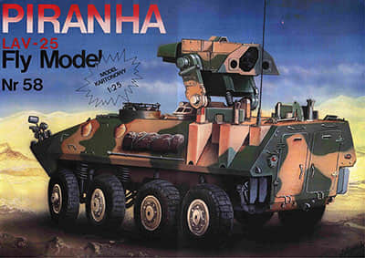 [Fly Model 058] LAV-25 Piranha A4矢量重绘版