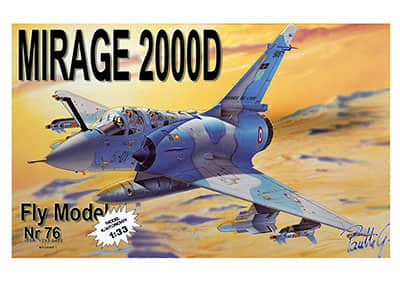 [Fly Model 076] Mirage 2000D A3+A4重涂版