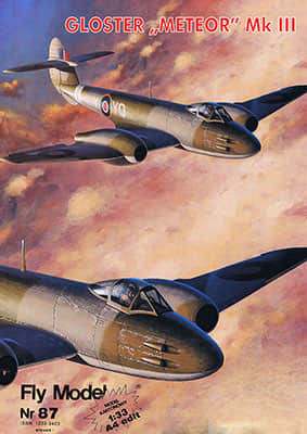 [Fly Model 087] Gloster Meteor Mk III A4版