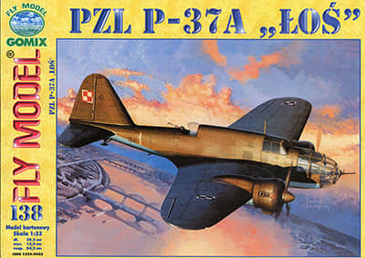 [Fly Model 138] PZL P-37A LOS