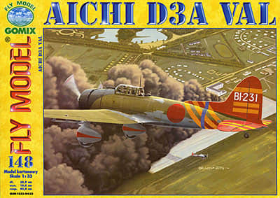 [Fly Model 148] Aichi D3A Val A4版