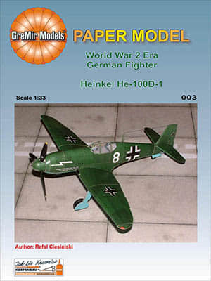 [GreMir Models 003] Heinkel He-100D-1