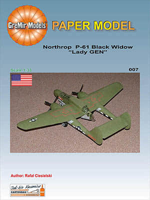 [GreMir Models 007] Northrop P-61 Lady Gen