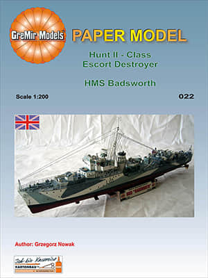 [GreMir Models 022] HMS Badsworth