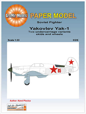 [GreMir Models 026] Yakovlev Yak-1 Red 85