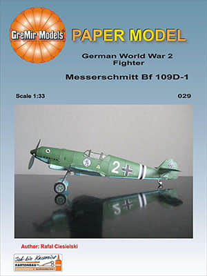 [GreMir Models 029] Messerschmitt Bf 109D-1 German