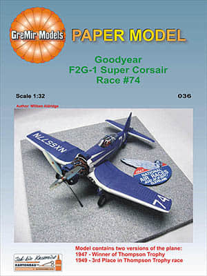 [GreMir Models 036] Goodyear F2G-1 Super Corsair Race 74