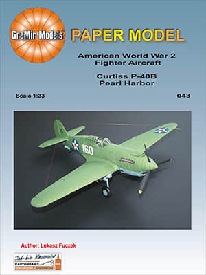 [GreMir Models 043] Curtiss P-40B Warhawk
