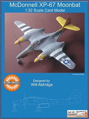[Gremir Models 052] McDonnell XP-67 Moonbat