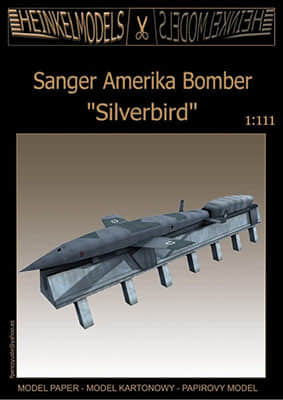 [Heinkel Models] Sanger Amerika Bomber Silverbird