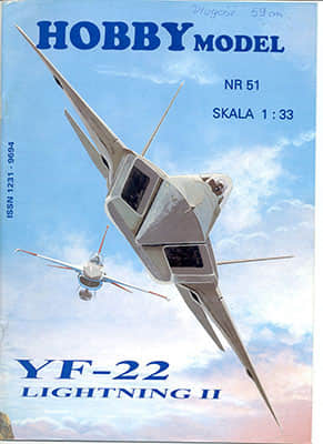 [Hobby Model 051] YF-22 Lightning II