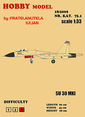 [Hobby Model 075] Su-30MkI重涂版