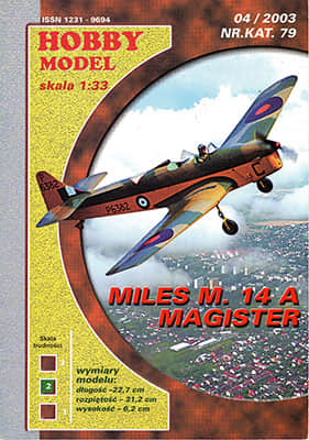 [Hobby Model 079] Miles M.14A Magister