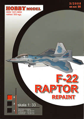 [Hobby Model 098] F-22 Raptor重涂版
