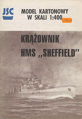 [JSC 001] HMS Sheffield-52纸模网 - 海量纸模型图纸下载