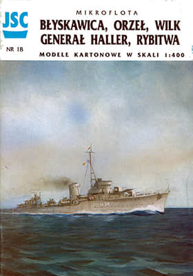 [JSC 018] Blyskawica, Orzel, Wilk, General Haller, Rybitwa