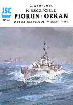 [JSC 033] Piorun, Orkan-52纸模网 - 海量纸模型图纸下载
