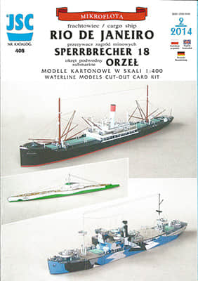 [JSC 408] Rio de Janeiro, Sperrbrecher 18, Orzel